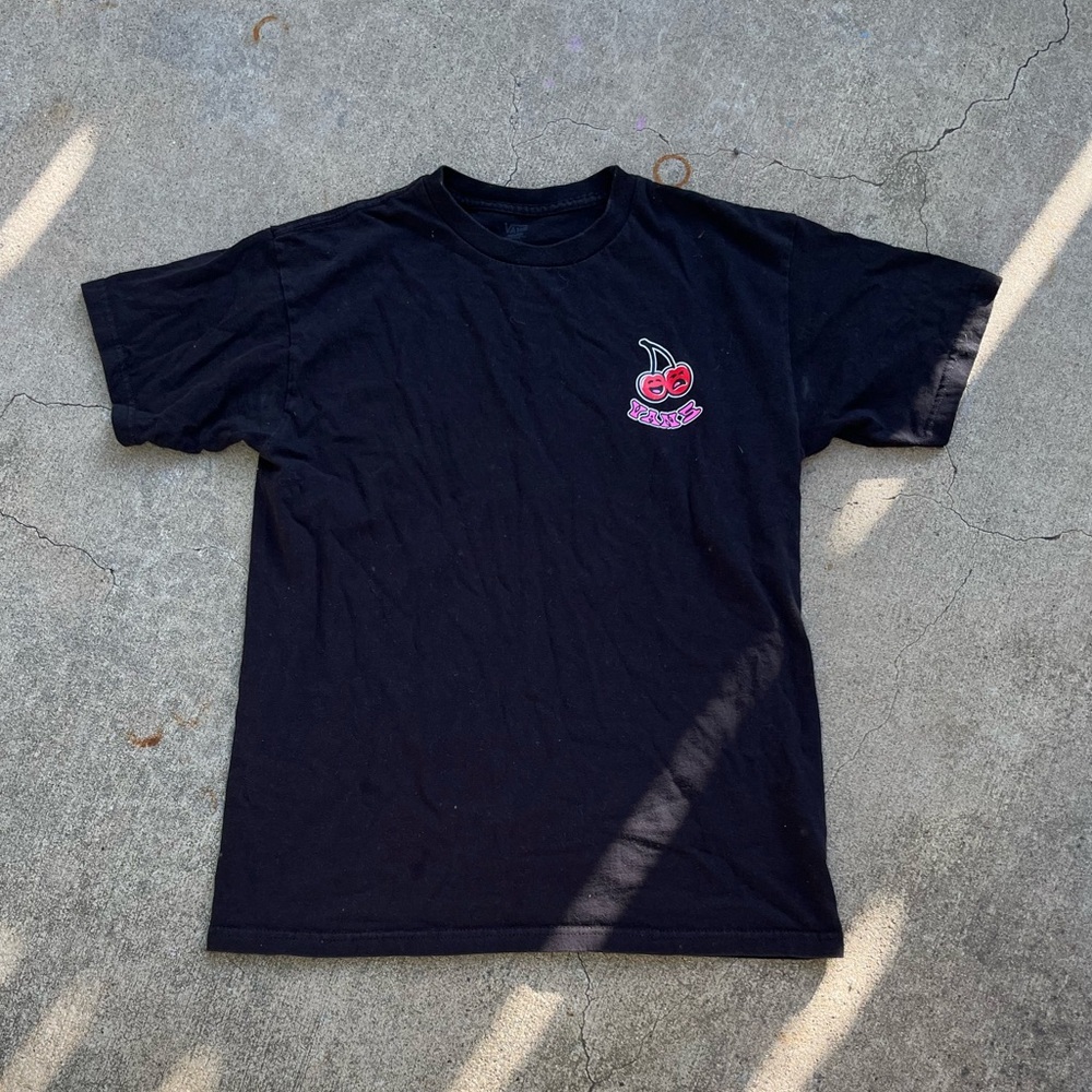 Vans Size (m) Medium T-Shirt Cherry Design